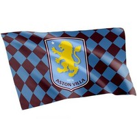 "Aston Villa Fc - \"Core\" Kariert Fahne (BS6749)"
