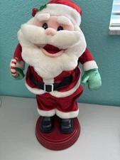 Vintage Gemmy Animated Santa Claus Booty Dancing "Are You Ready For This" Works