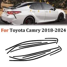 For Toyota Camry 2018-2024 Accessories Chrome Delete Window Vinyl Trim Blackout