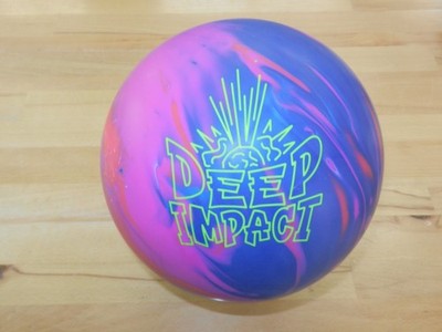 NIB 14# Radical Deep Impact Bowling Ball 14.3/3-4'' Pin/2.70oz TW