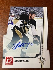 2010 Donruss Panini Jordan Staal Die Cut /25 Auto