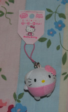Llavero con correa de felpa y limpiador de teléfono Hello Kitty 2006 de colección