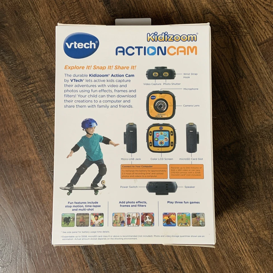 New Vtech Kidizoom Action Cam Waterproof Camera for Kids  - Image 3 of 4