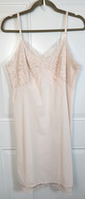 Vintage Vanity Fair Lace Nightgown Size M / L See Measurements 