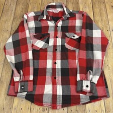 Frostproof Flannel Shirt Vintage Sanforized Made In USA Mens Large