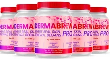 DermaBrew Powder – Premium Derma Brew for Skin Hydration & Glow (5-150 Servs.)