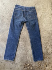 Vintage 80s 90s Levi's 501 Denim Jeans Made in USA 32x32 Dark