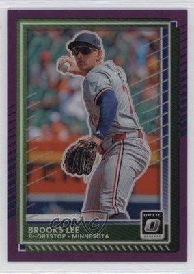 2025 Panini Donruss Optic Purple Prizm /49 Brooks Lee #73 Rookie RC 0hk3