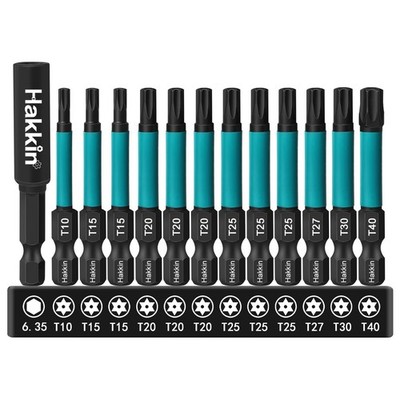 Torx Bit Set Lang Hakkin 12 Stück 55 mm Torx Schraubendreher Set Bits Set