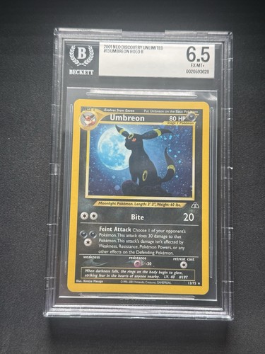 Umbreon (Unlimited) graded BGS 6.5 for sale on eBay