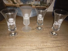 4 Jägermeister Schnaps Gläser Neuwertiger Z...