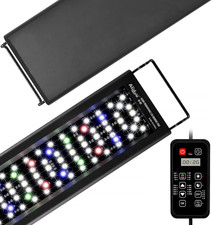Advanced 7-Row LED Aquarium Light, Easy Setup Controller, Auto On Off Full Spect