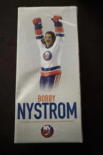 NY ISLANDERS BOBBY NYSTROM FIGURE GOAL 5/24/1980 SGA 2017 STANLEY CUP BOBBLEHEAD