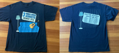 Vintage 3 Doors Down Brad Arnold Summer Tour 2014 T-shirt TU1774