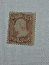 US Scott #83 Rose George Washington, Unused, Previously hinged. PSE and PF Certs