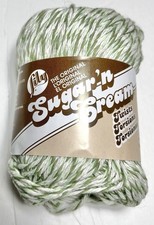 SUGAR  N CREAM COTTON TWISTS YARN. 1pk. GREEN TWISTS . ICombine Ship.