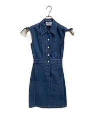 PRADA                    sleeveless dress Blue D101 2015