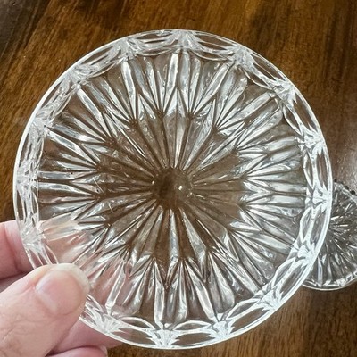 Vintage Cut Glass Coasters Barware Sparkling Centurion? Princess House? Set Of 6