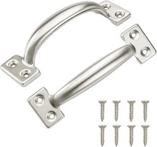 6 Inch Gate Handle Outdoor 304 Stainless Steel Door Pull Handle Rustproof Bar...