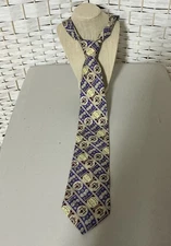 Macanudo 100% Imported Silk Tie 3.75” X 57”