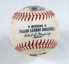 2023 Cubs Nationals Game Used Baseball Hayden Wesneski Luis Garcia PID 2