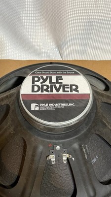 Vintage  NOS  Pair Of Rare Old School Pyle Pro 15'' EIA 6790-4 Ohm Sub Speakers
