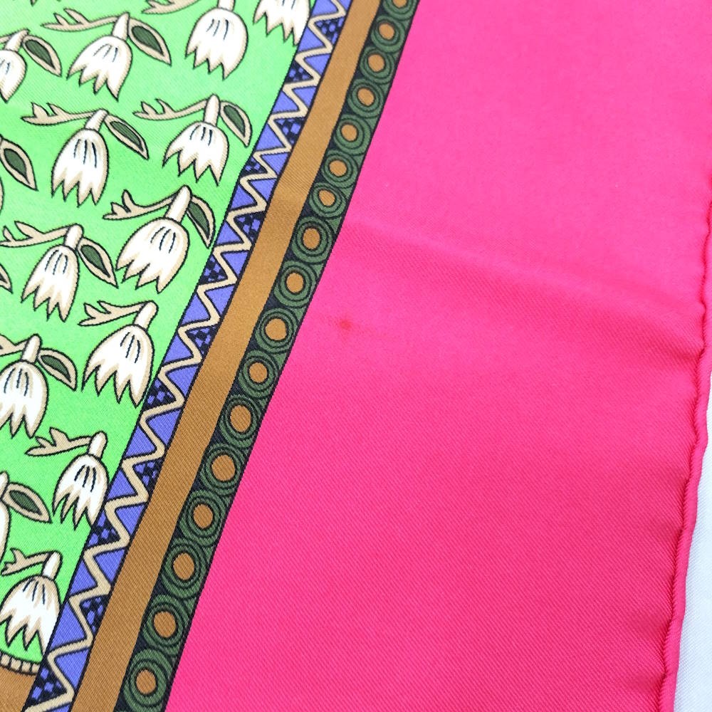 Hermes Scarf Carre90 ART des STEPPES Step Art Silk 100% r0_0209 thumbnail 7