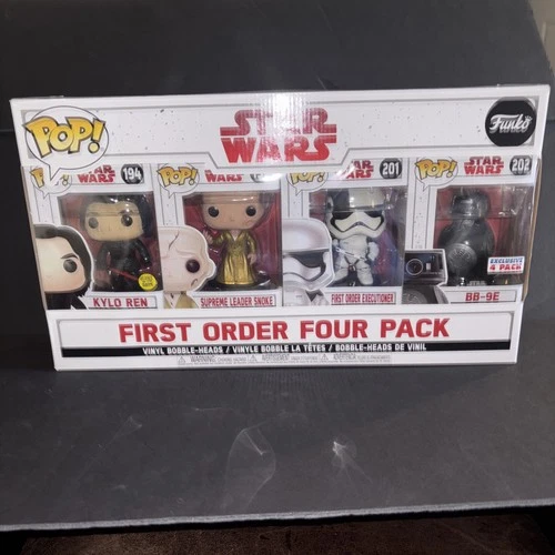 Funko Pop!: Star Wars First Order 4 Pack with Glow-in-the-Dark Kylo Ren Z2
