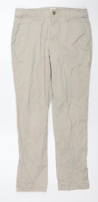 GAP Damen Jeans Beige Girlfriend Khaki Größe 4 Relaxed Fit