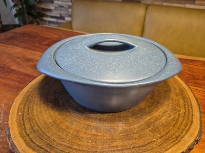 Crown Ceramics Crown Stone Schmortopf blau wie neu Auflaufform Keramik