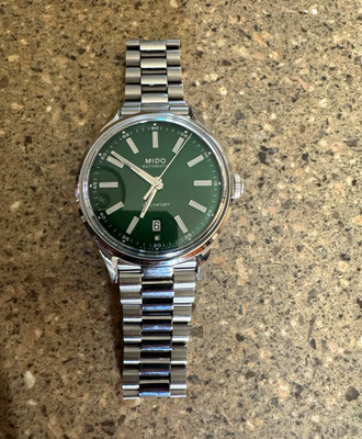 MIDO Multifort Patrimony Powerwind Automatic 40mm Green Dial Stainless Steel 