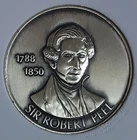 1969 Sir Robert Peel - .999 Silver Round/Medal - LionSixx Corporation - .95 oz