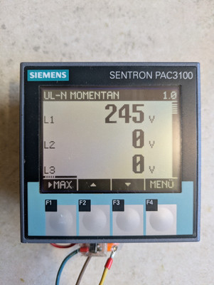 SIEMENS SENTRON PAC3100 Power Monitoring 7KM3133-0BA00-3AA0 Leistungsmessung