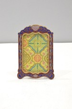 Picture Frame Cloisonné Floral Brass Chinese...