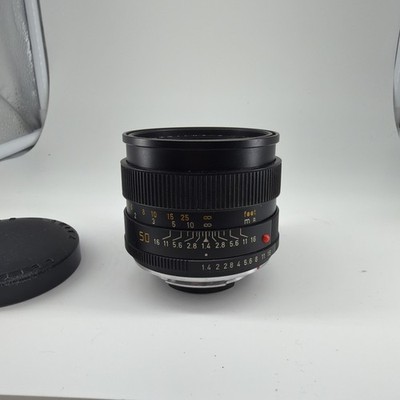 Leica 50mm f1.4 Summilux-R 3-Cam Lens (v.I, Built-In Hood)