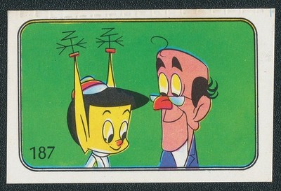 1984 KID FROM OUTER SPACE DODO HANNA BARBERA REYAUCA VENEZUELA CARD #187