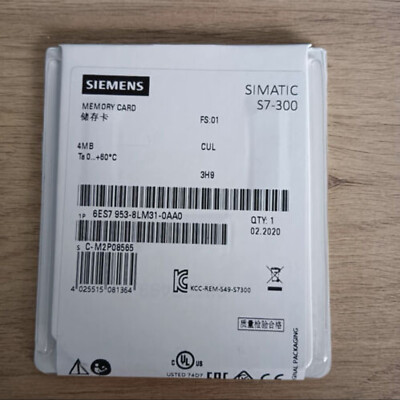 NEW in box Siemens Simatic S7-300 Memory Card 4MB 6ES7953 6ES7 953