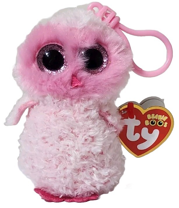 Ty Beanie Boos Key Clip TWIGGY the Owl 3
