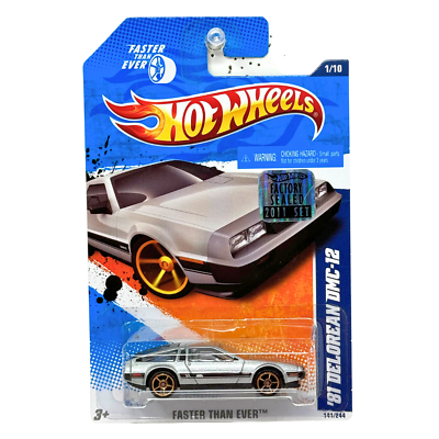 Hot Wheels Faster Than Ever 1981 DeLorean DMC-12 1:64 Diecast