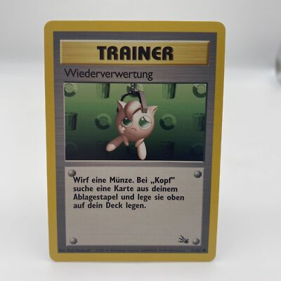 Pokémon Wiederverwertung 61/62 DE Common Fossil 1999