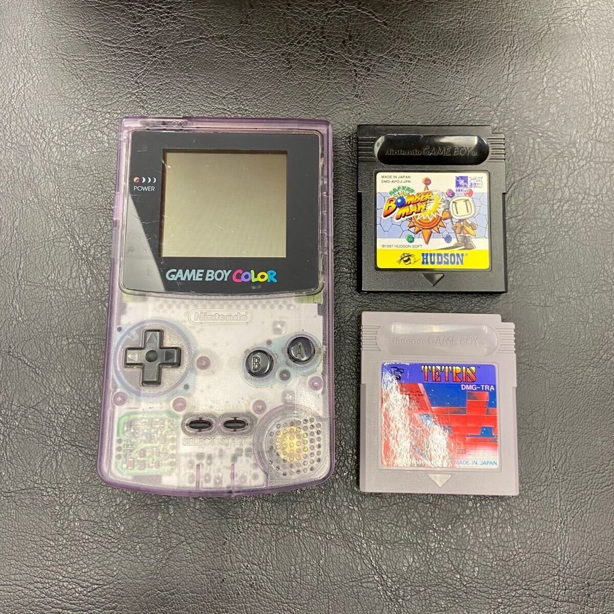 Nintendo Gameboy Color Clear Purple CGB-001 + 2 Games | eBay Nintendo Gameboy Color Clear Purple CGB-001 + 2 Games | eBay