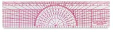 6" W-8 ENGINEERS PROTRACTOR RULER 180 DEGREE ART DRAWING DRAFTING ENGINEERING 