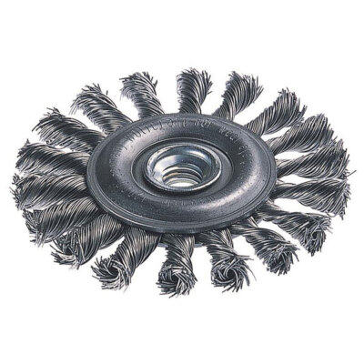 Wolfcraft 2701000 Metal Disc Brush Stainless Steel Brush Ø 100mm