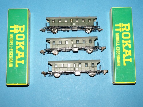 Rokal TT 3x Personenwagen Donnerbüchse DB 501286 | Zustand: Gebraucht