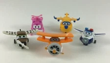 Super Wings Transform-a-bots Plane 5pc Lot Donnie Grand Albert Paul Bello Dizzy 