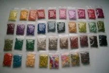 25, 50, 100 Small 2 Hole 9mm Flat Buttons (Crafts, Doll Clothes, Cards, Etc) 