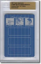 JAY BRUCE * BILLY BUTLER * Fernando Martinez * Rookie Print Press Plate BGS 1/1