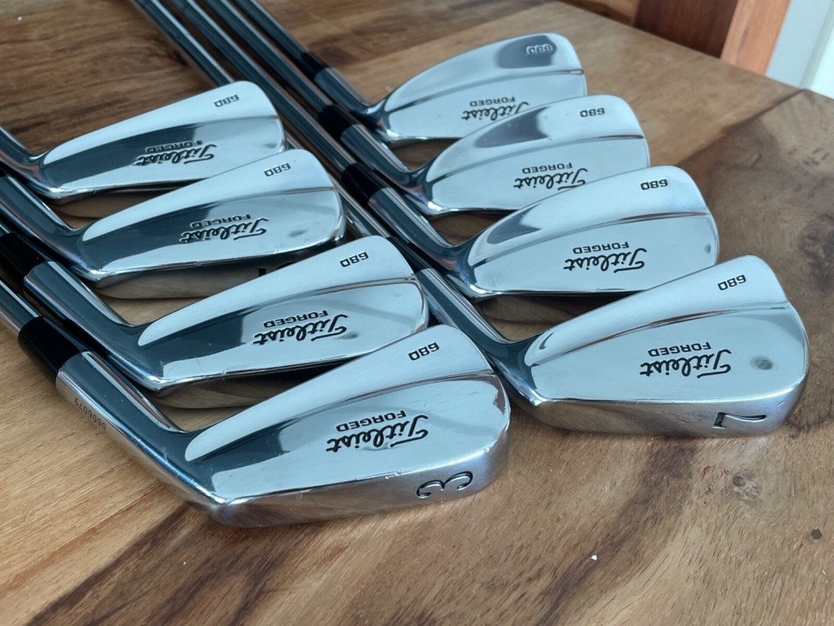 Selling a brand new set of Titleist 680MB limited edition irons