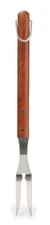RSVP BBQ Grill Fork - 17.25" Rosewood & Stainless Steel