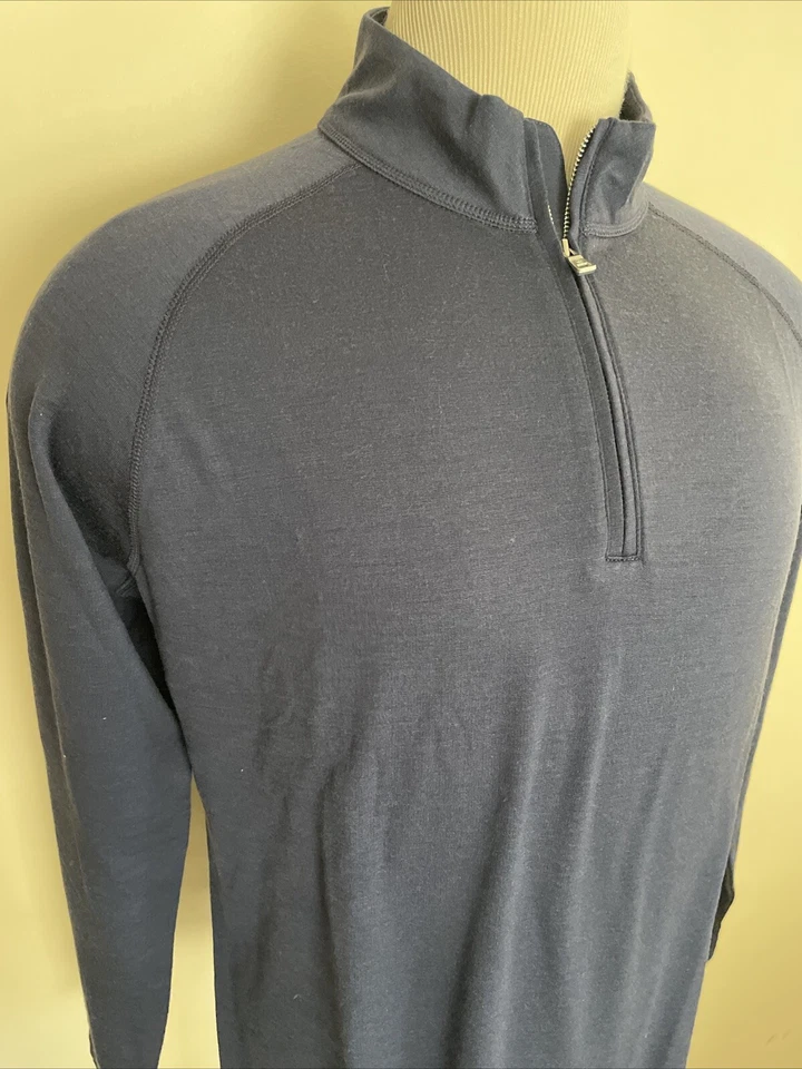 PETER MILLAR CROWN CRAFTED NAV NEW MEN'S HALF ZIP SWEATER SIZE S - Image 2 of 4